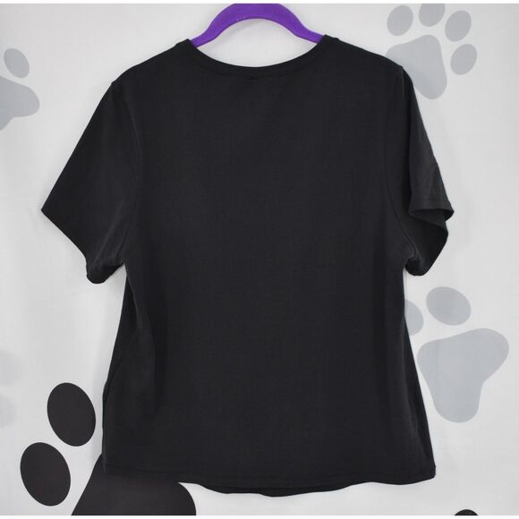 Skims Cotton Jersey T Shirt Short Sleeve Crew Neck Black Size 2X Flawed - Picture 4 of 7